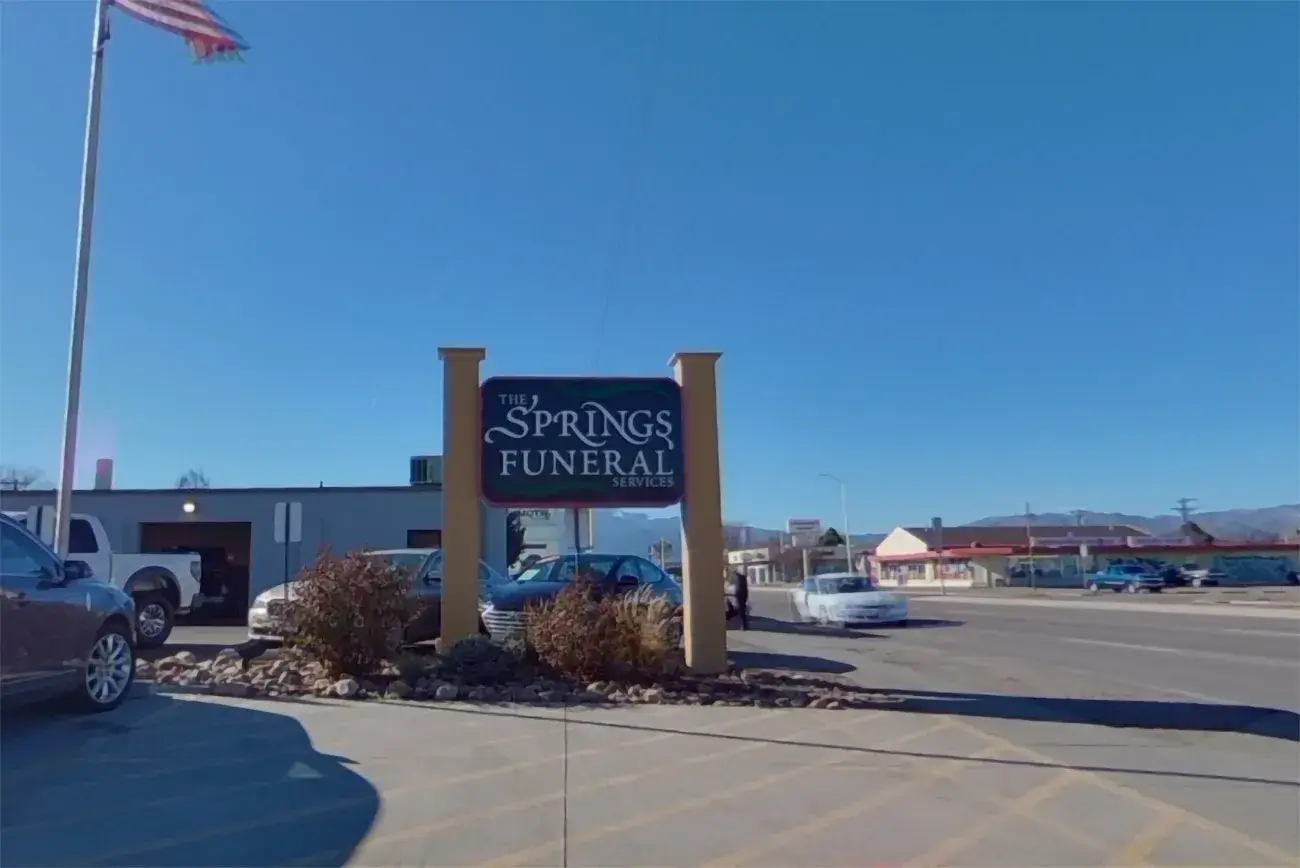 Exterior view of Cappadona Funeral Home Colorado Springs with peaceful surroundings