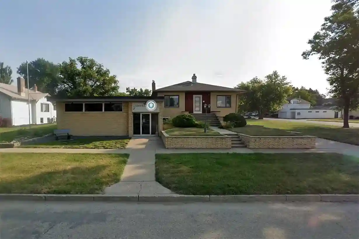 Front view of Goetz Funeral Home Washburn ND